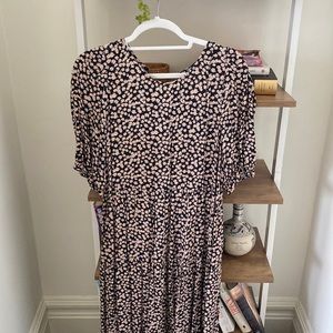 Zara tiered midi dress never worn
